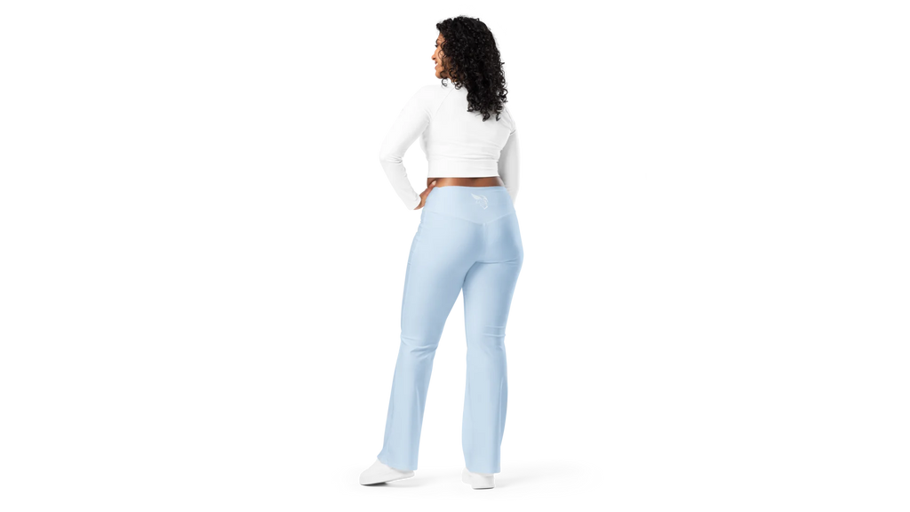 Women's Valkyrie Flare Leggings - Sky Blue
