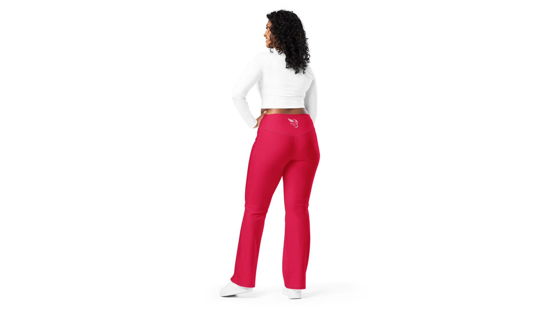 Women's Valkyrie Flare Leggings - Ruby