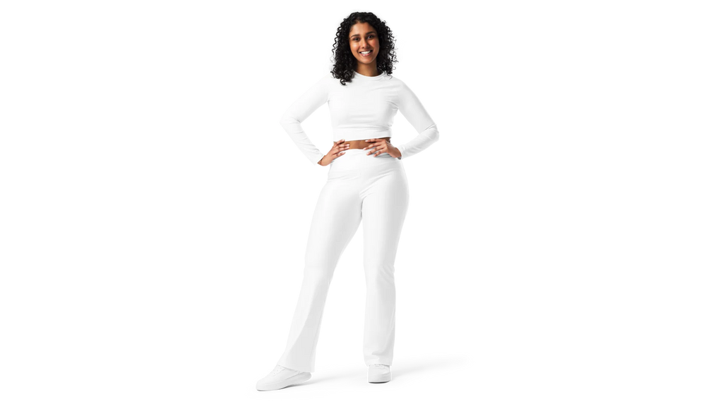 Women's Valkyrie Flare Leggings - White