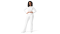 Women's Valkyrie Flare Leggings - White