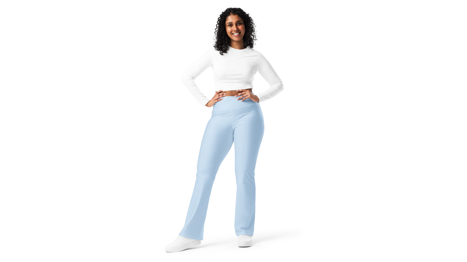 Women's Valkyrie Flare Leggings - Sky Blue