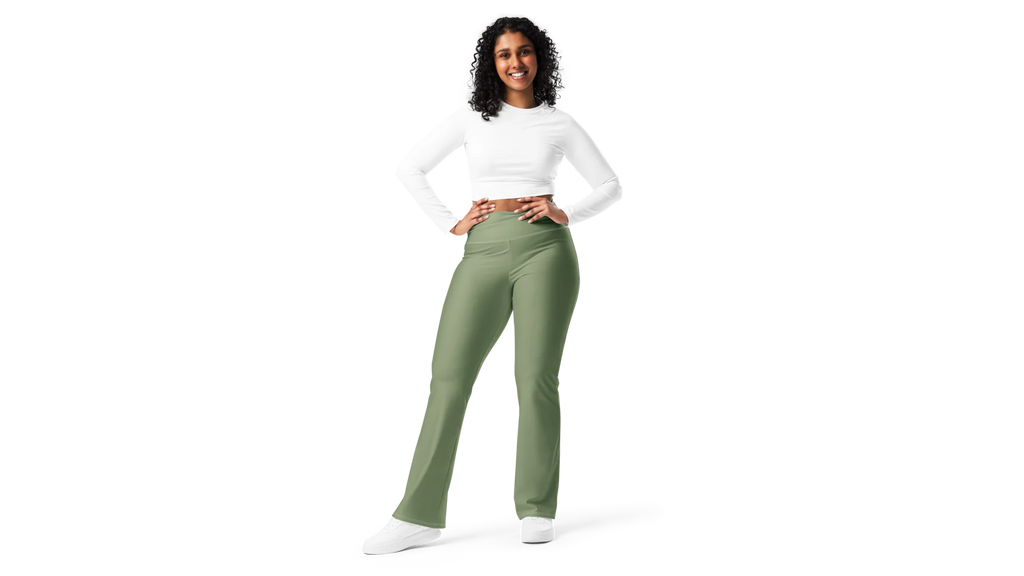 Women's Valkyrie Flare Leggings - Military Green