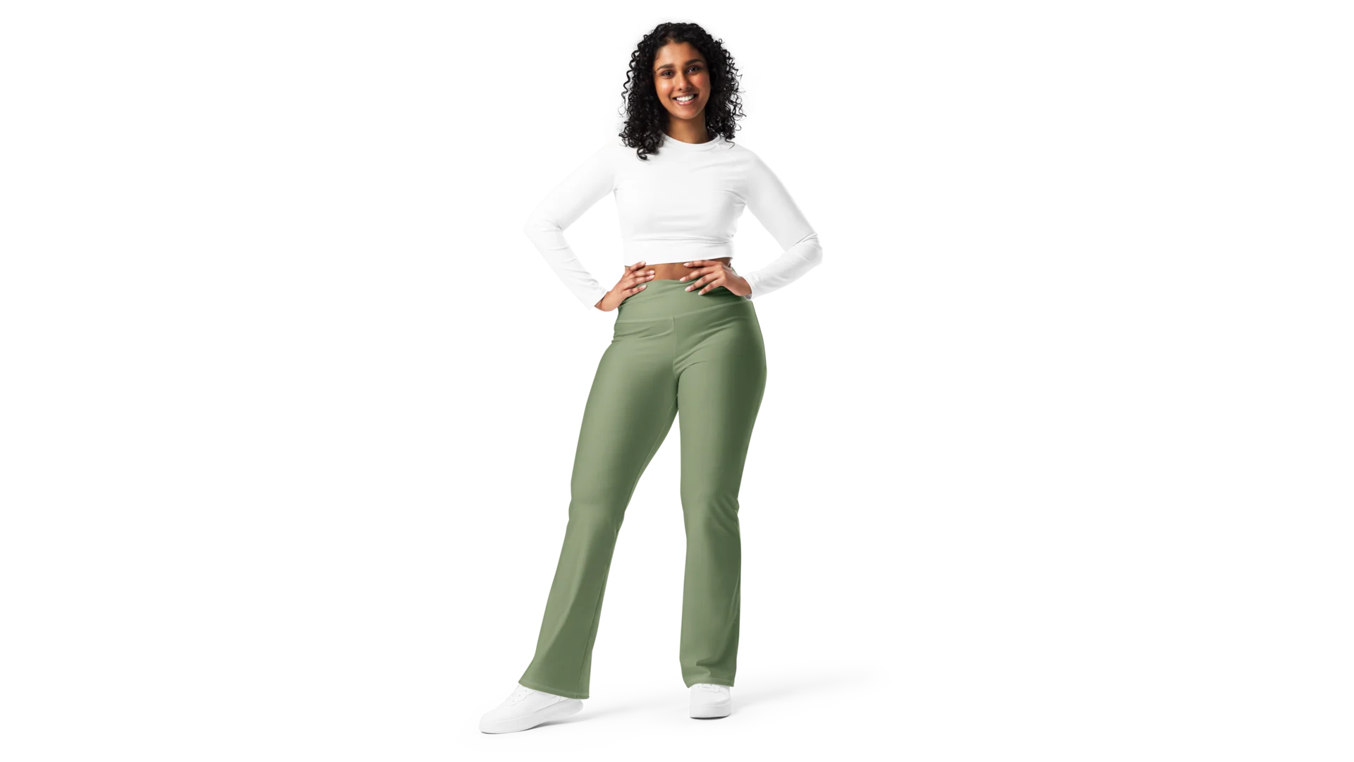 Women's Valkyrie Flare Leggings - Military Green
