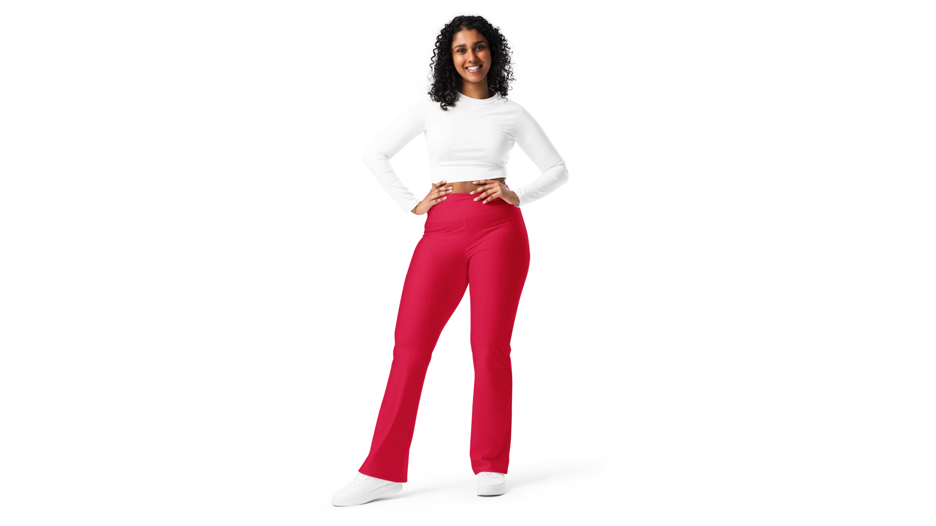 Women's Valkyrie Flare Leggings - Ruby