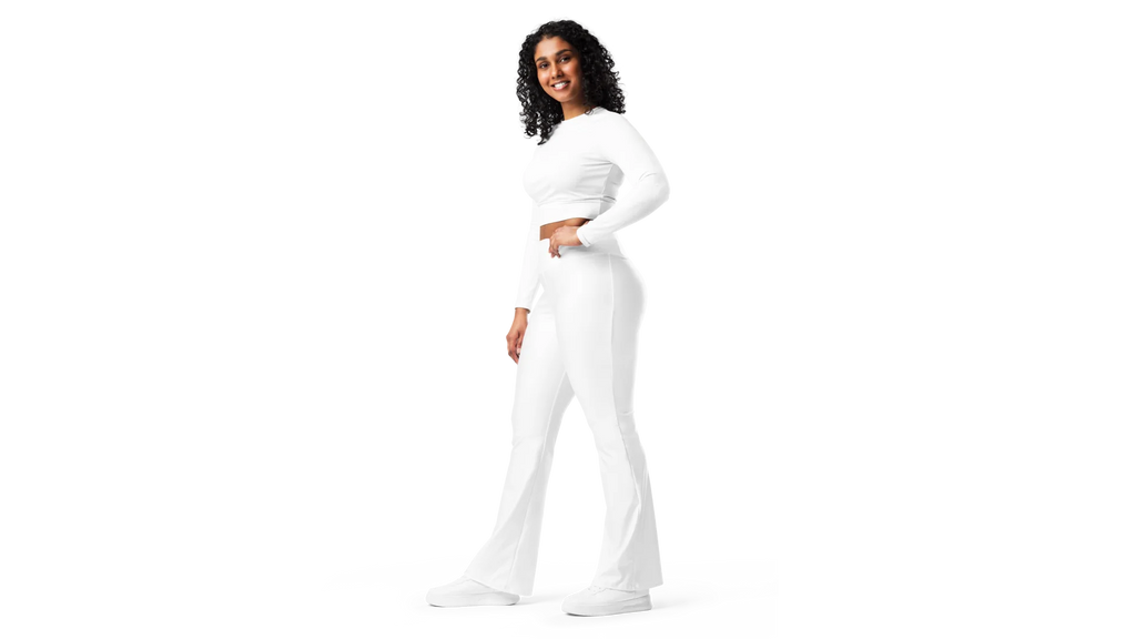 Women's Valkyrie Flare Leggings - White