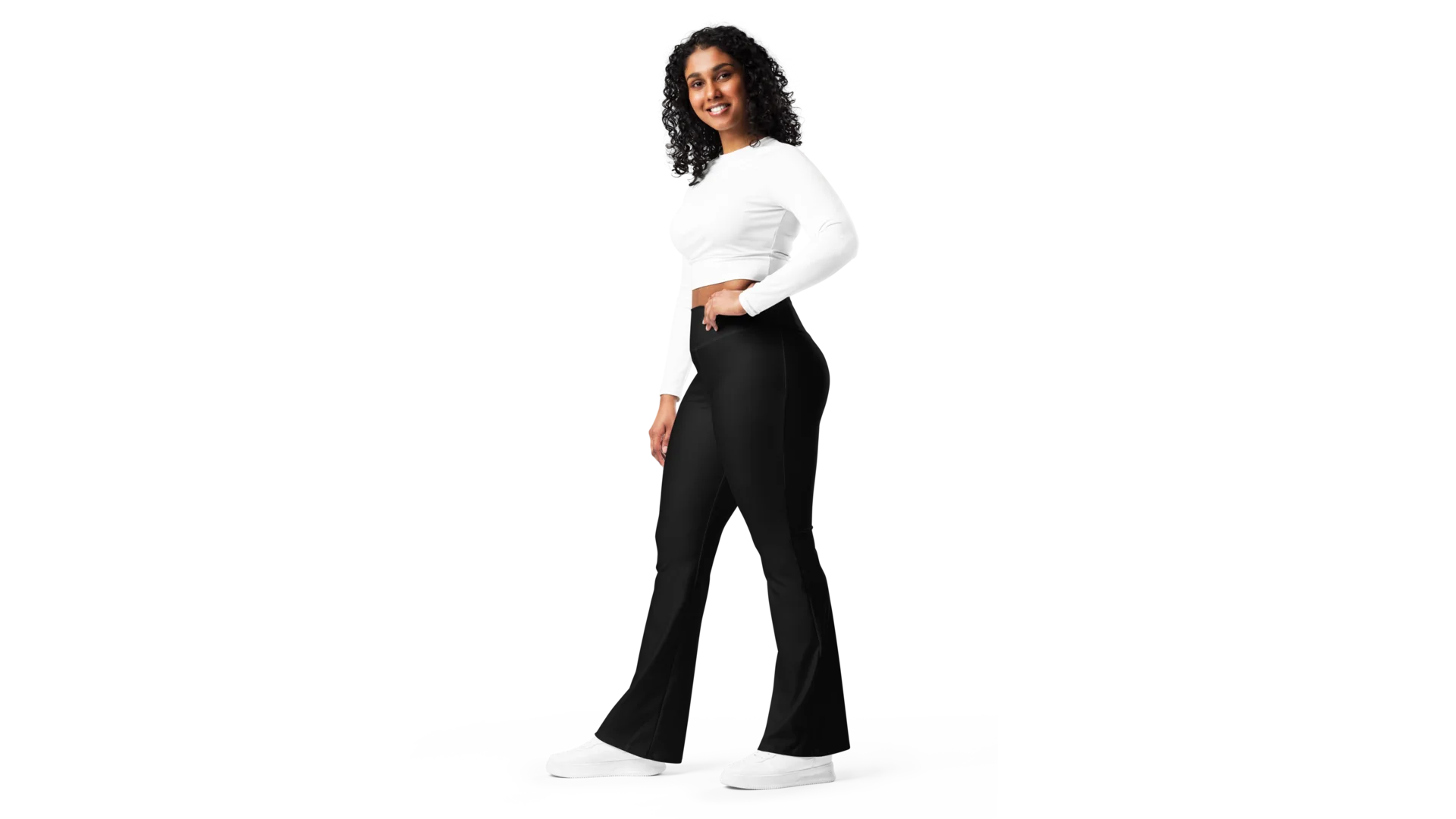 Women's Valkyrie Flare Leggings - Black