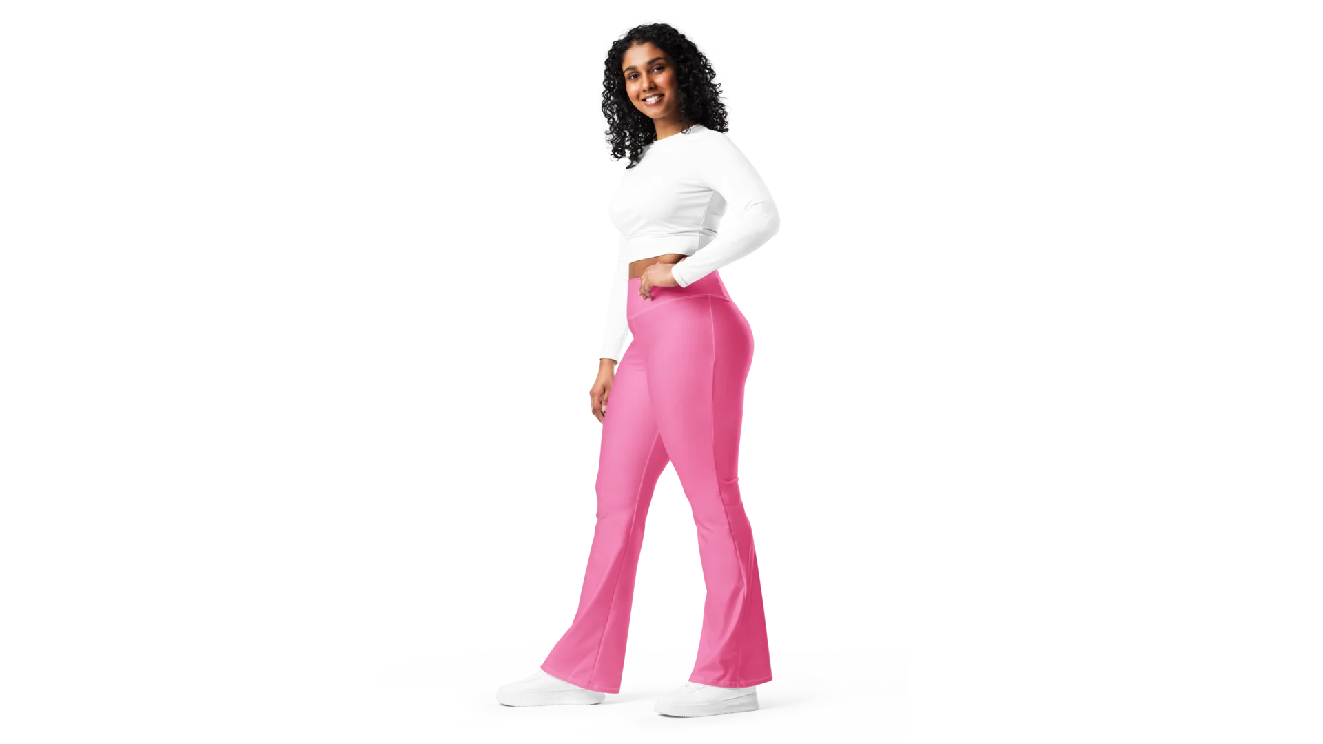 Women's Valkyrie Flare Leggings - Pink