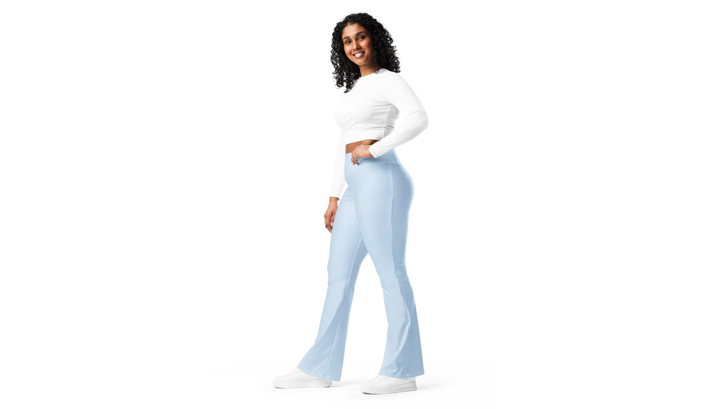 Women's Valkyrie Flare Leggings - Sky Blue