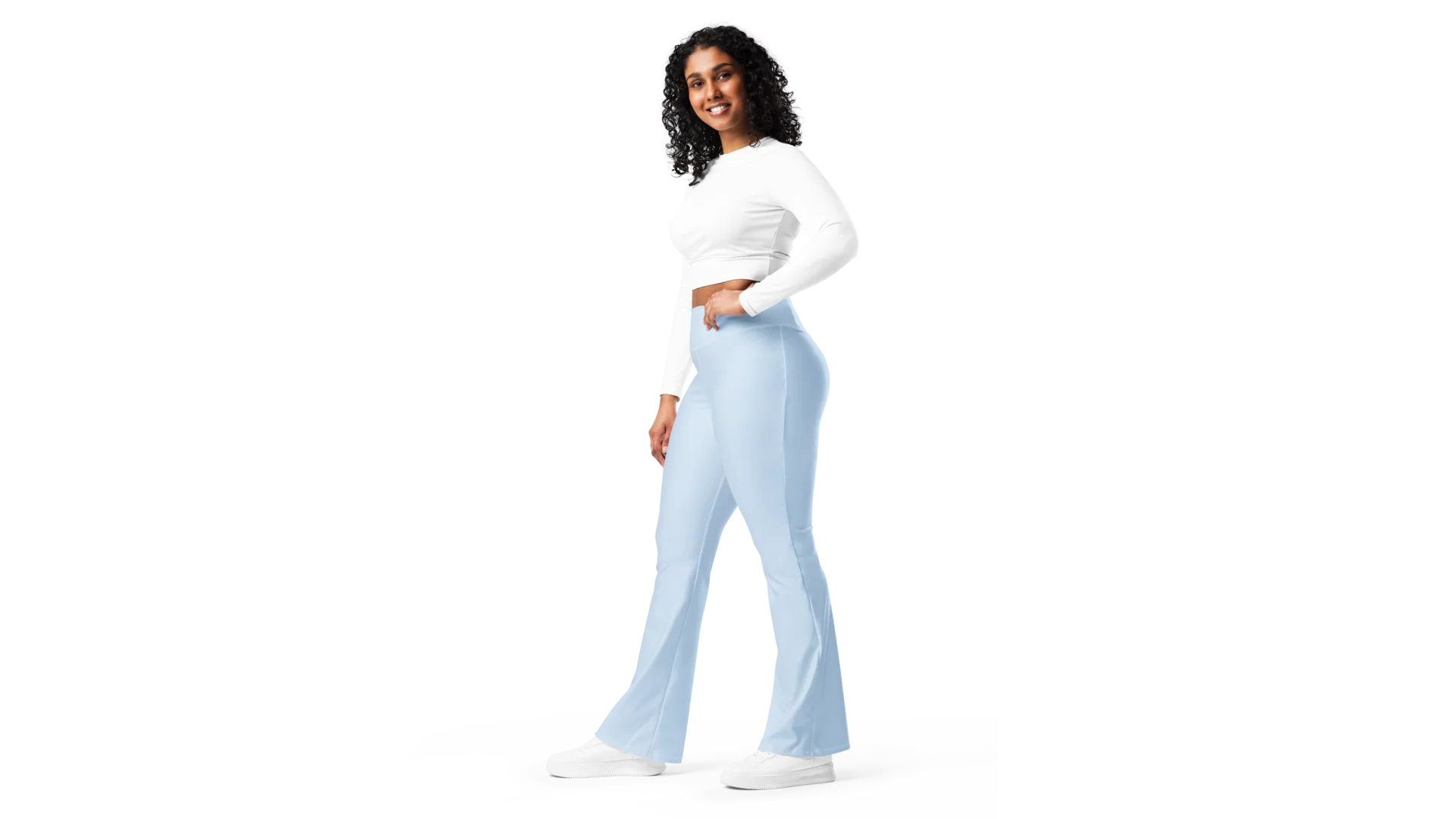 Women's Valkyrie Flare Leggings - Sky Blue