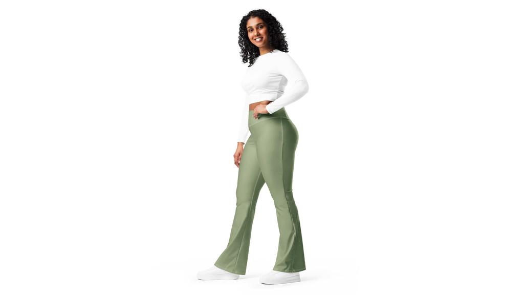 Women's Valkyrie Flare Leggings - Military Green