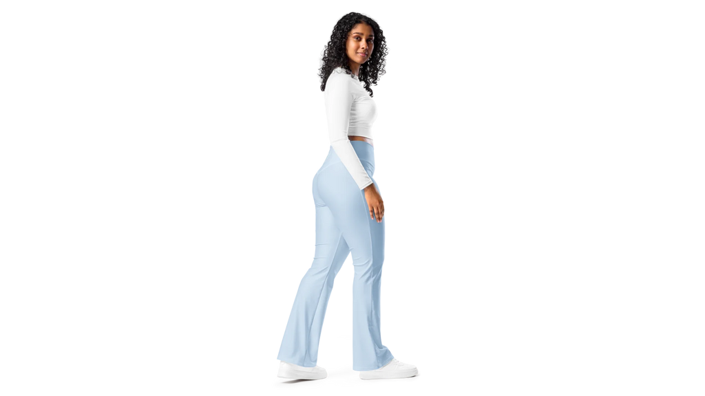 Women's Valkyrie Flare Leggings - Sky Blue