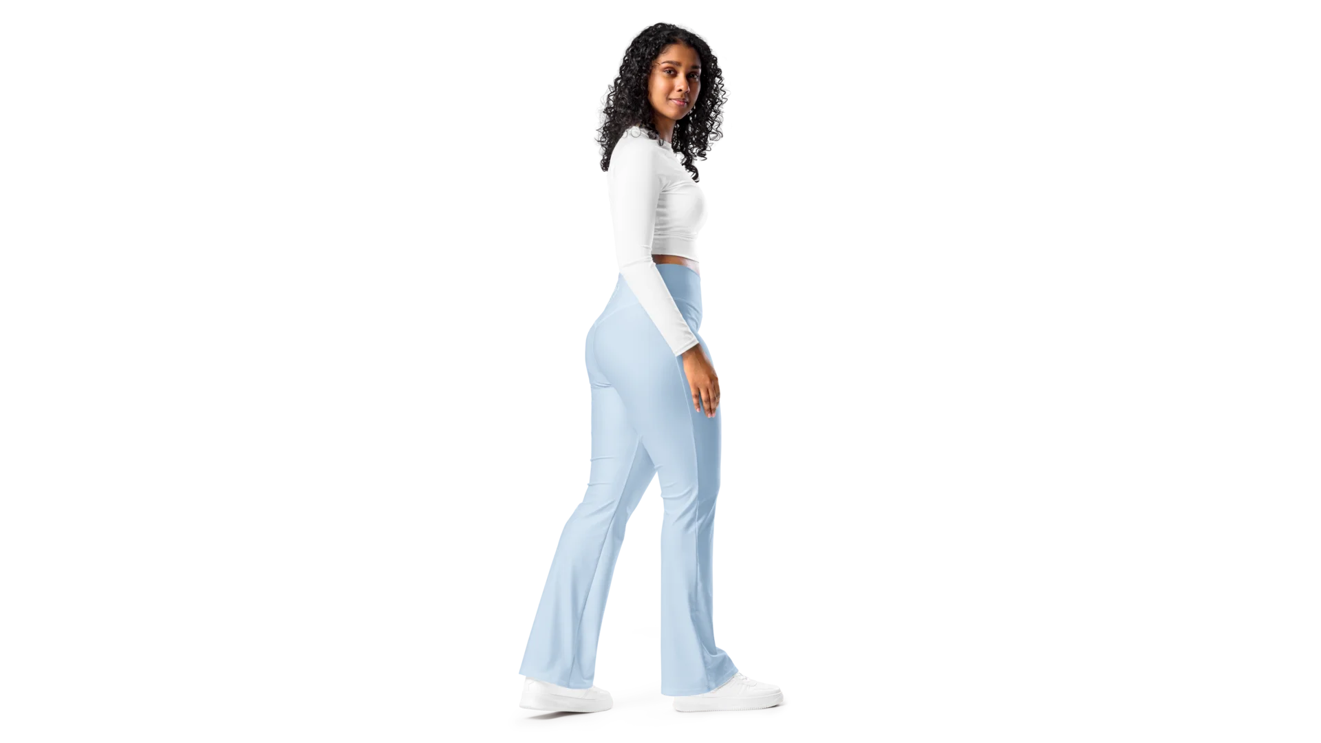 Women's Valkyrie Flare Leggings - Sky Blue