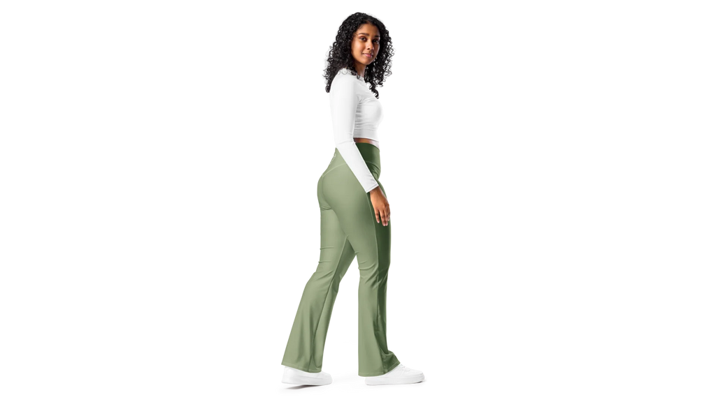 Women's Valkyrie Flare Leggings - Military Green