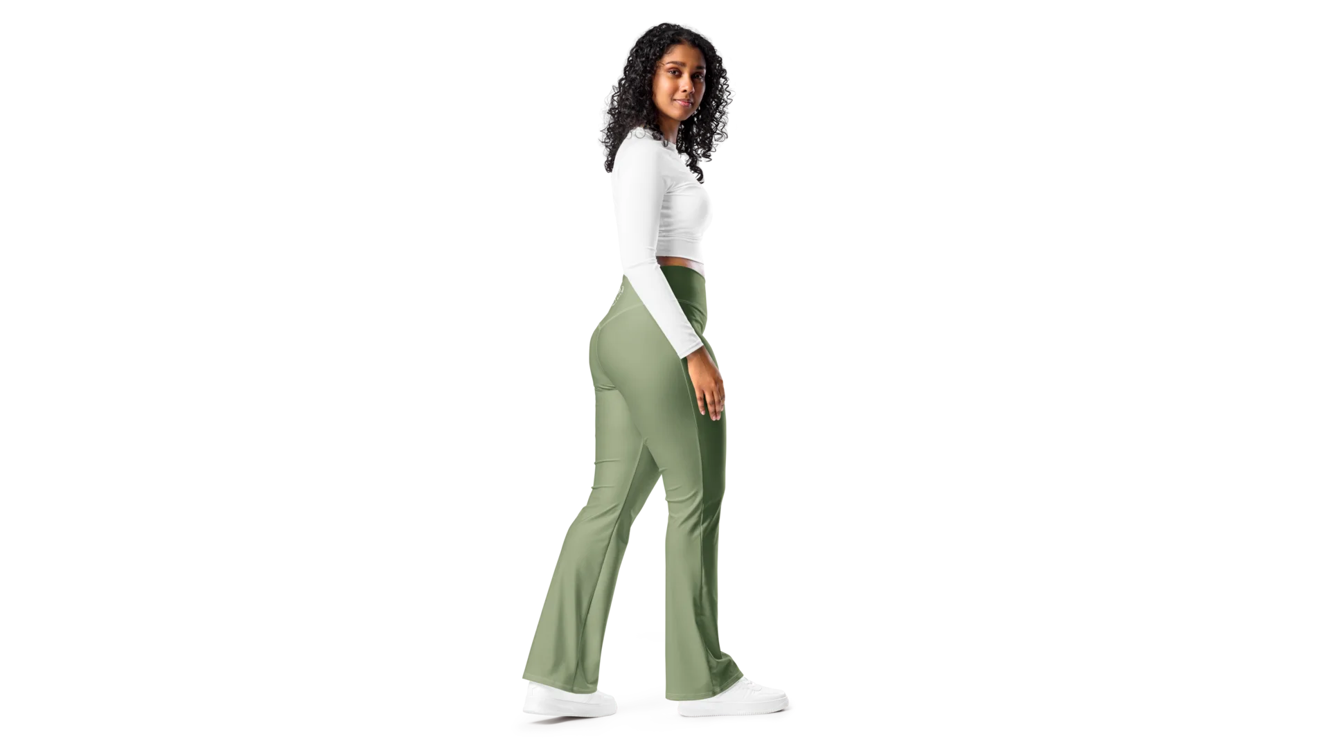 Women's Valkyrie Flare Leggings - Military Green