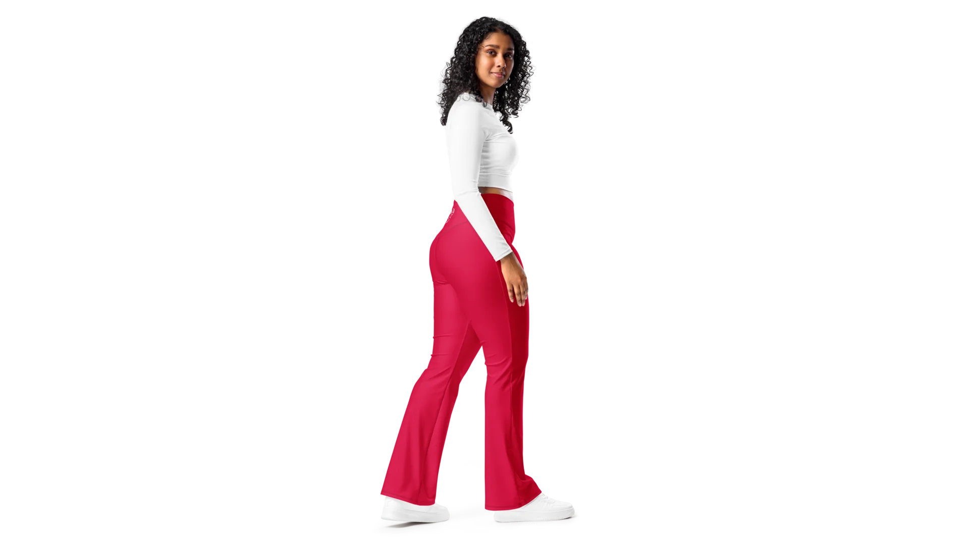 Women's Valkyrie Flare Leggings - Ruby