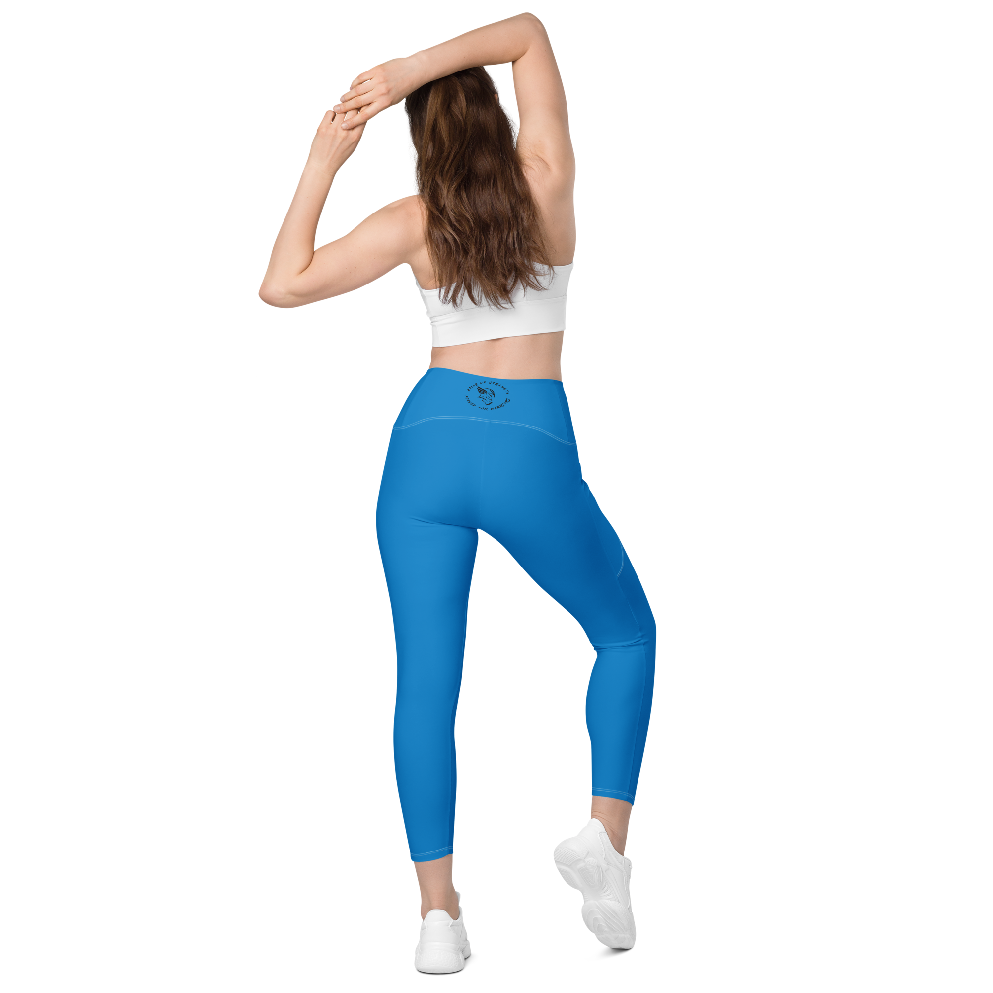 The Navy Blue Norn's Weave Pocket Leggings