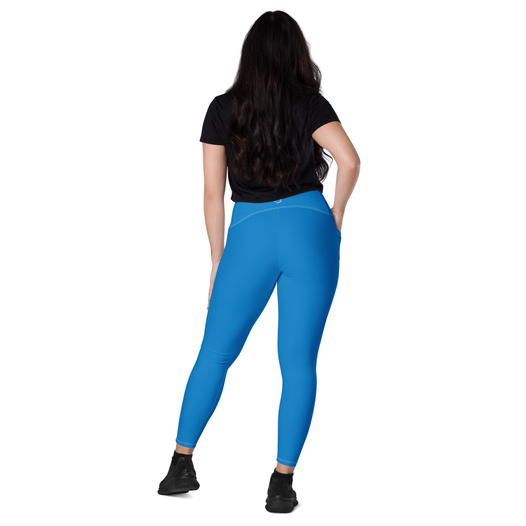 The Navy Blue Valkyrie's Glyph Pocket Leggings