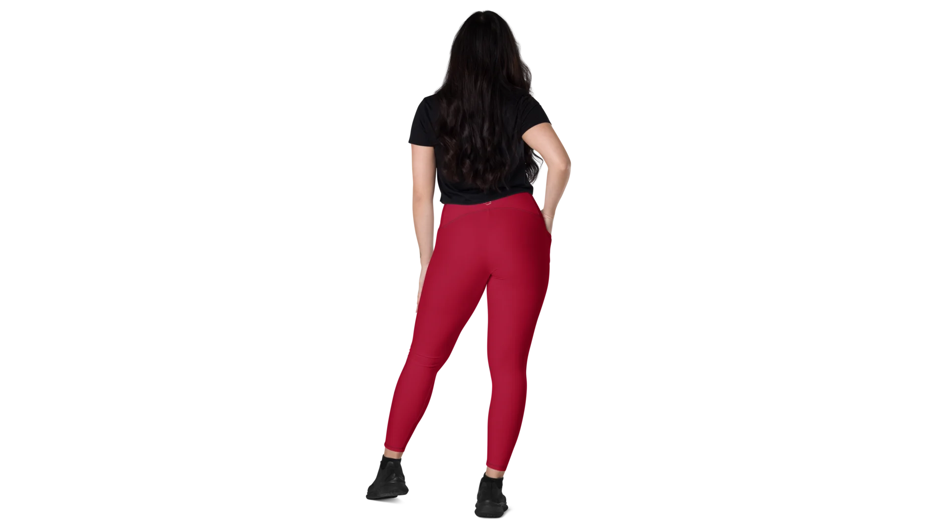 Women's Valkyrie Pocket Leggings - Deep Red