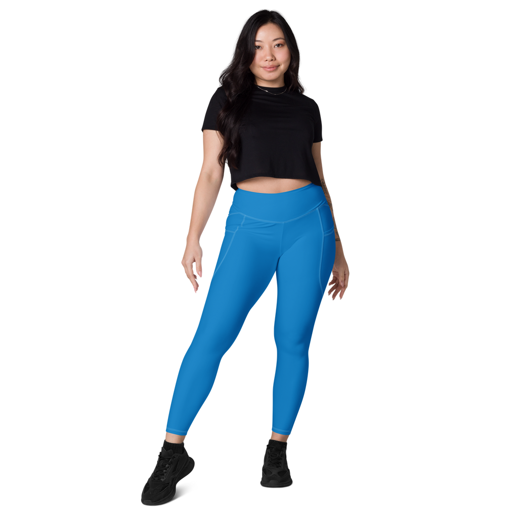 The Navy Blue Shieldmaiden's Mark Pocket Leggings