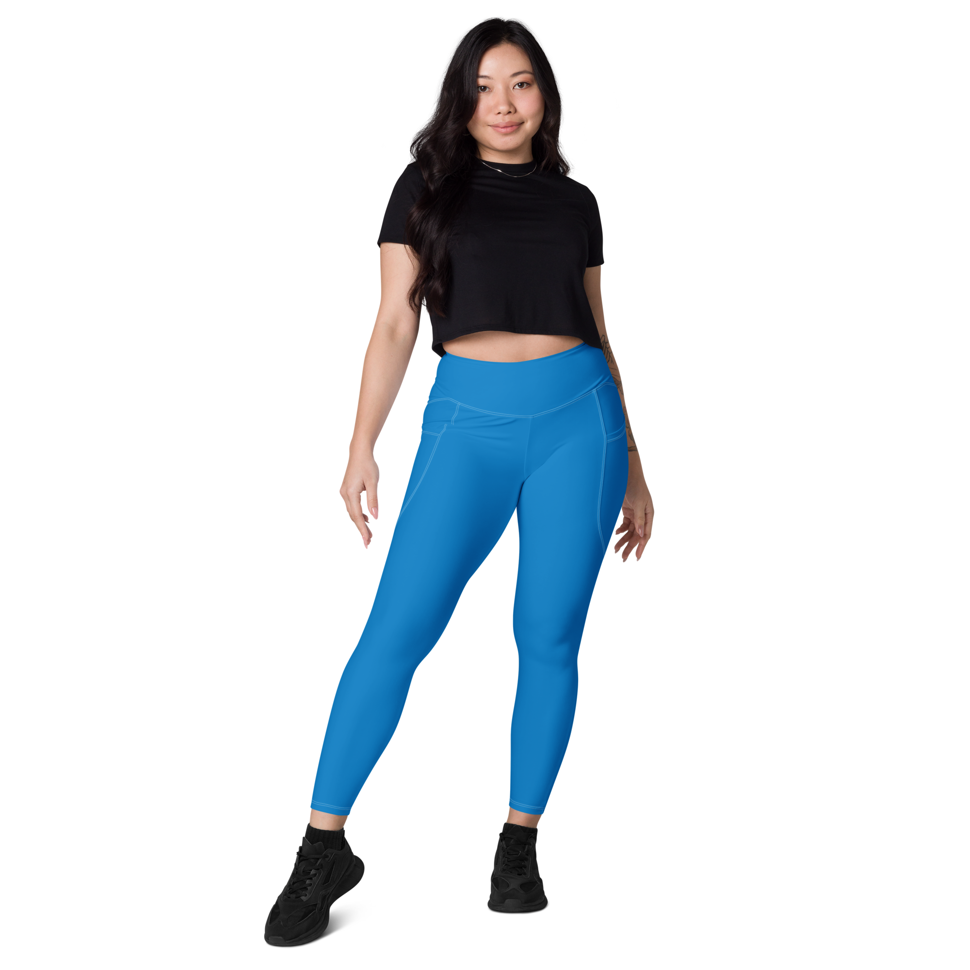The Navy Blue Valkyrie's Glyph Pocket Leggings