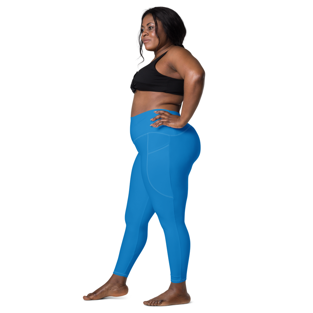 The Navy Blue Norn's Weave Pocket Leggings