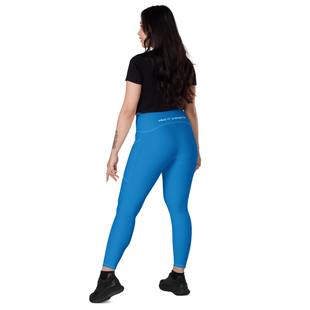 The Navy Blue Shieldmaiden's Mark Pocket Leggings