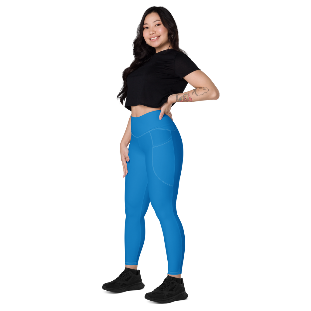 The Navy Blue Valkyrie's Glyph Pocket Leggings