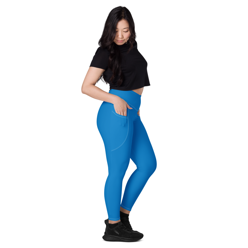 The Navy Blue Shieldmaiden's Mark Pocket Leggings