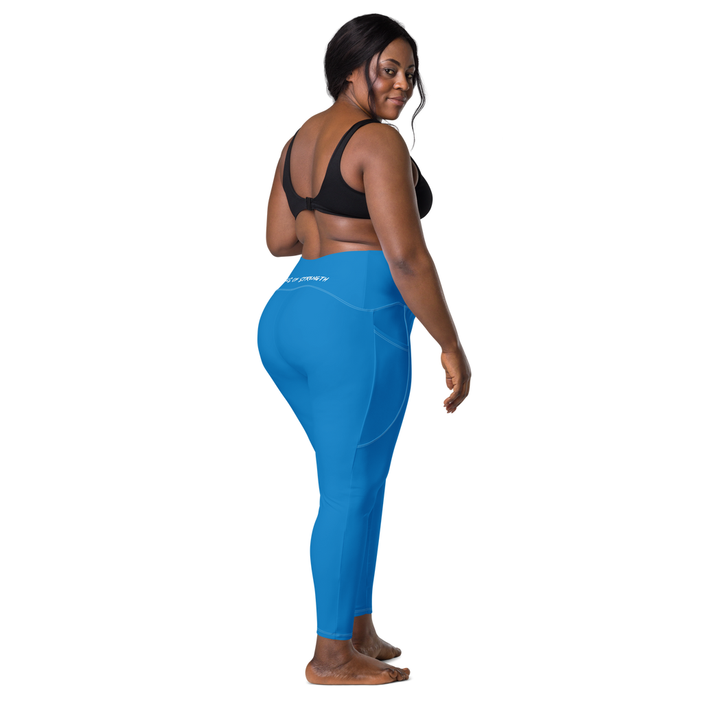 The Navy Blue Shieldmaiden's Mark Pocket Leggings