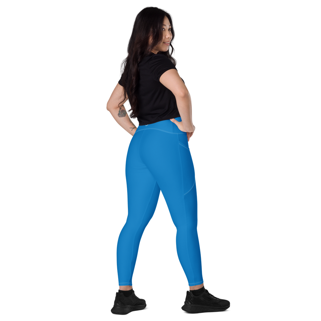 The Navy Blue Valkyrie's Glyph Pocket Leggings