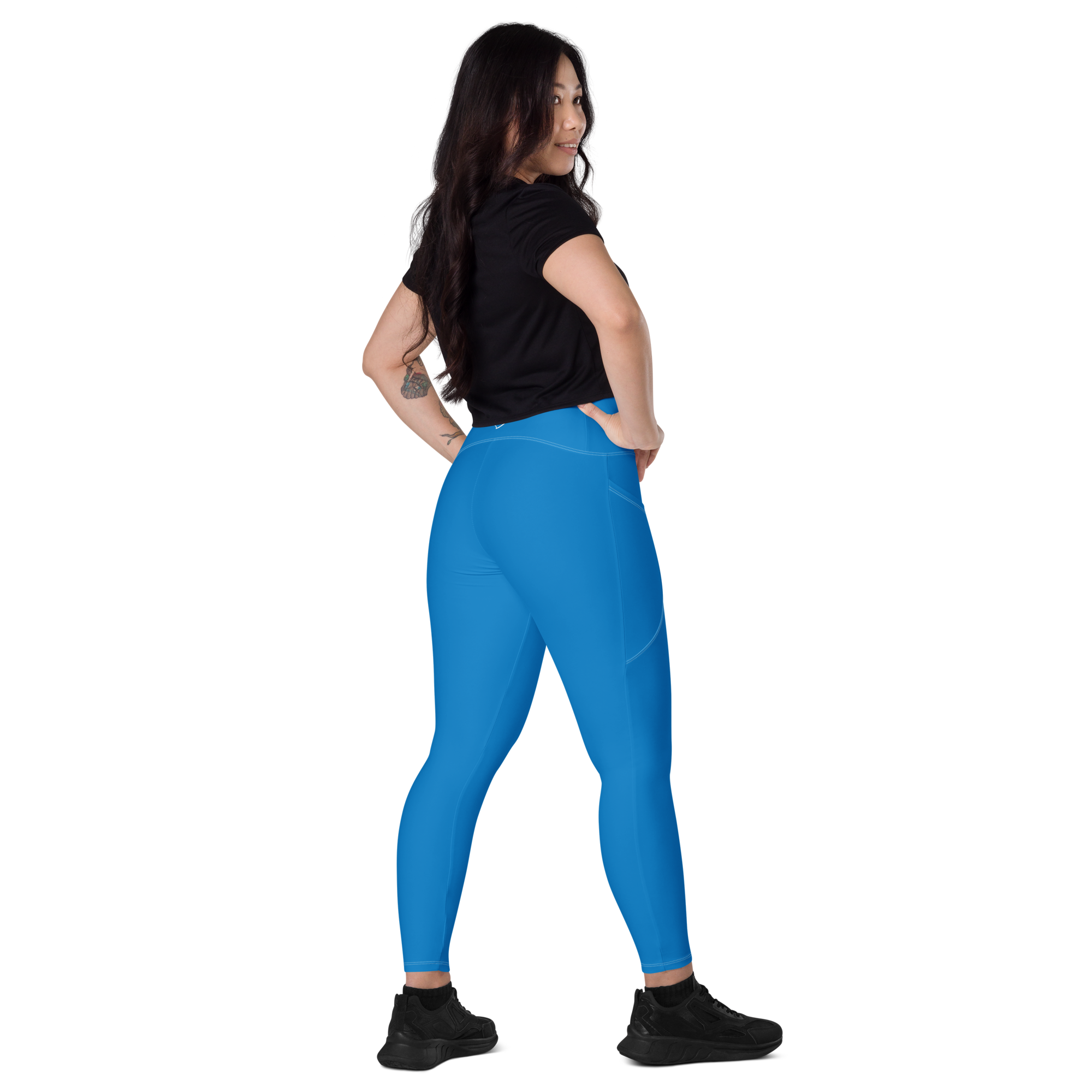 The Navy Blue Valkyrie's Glyph Pocket Leggings