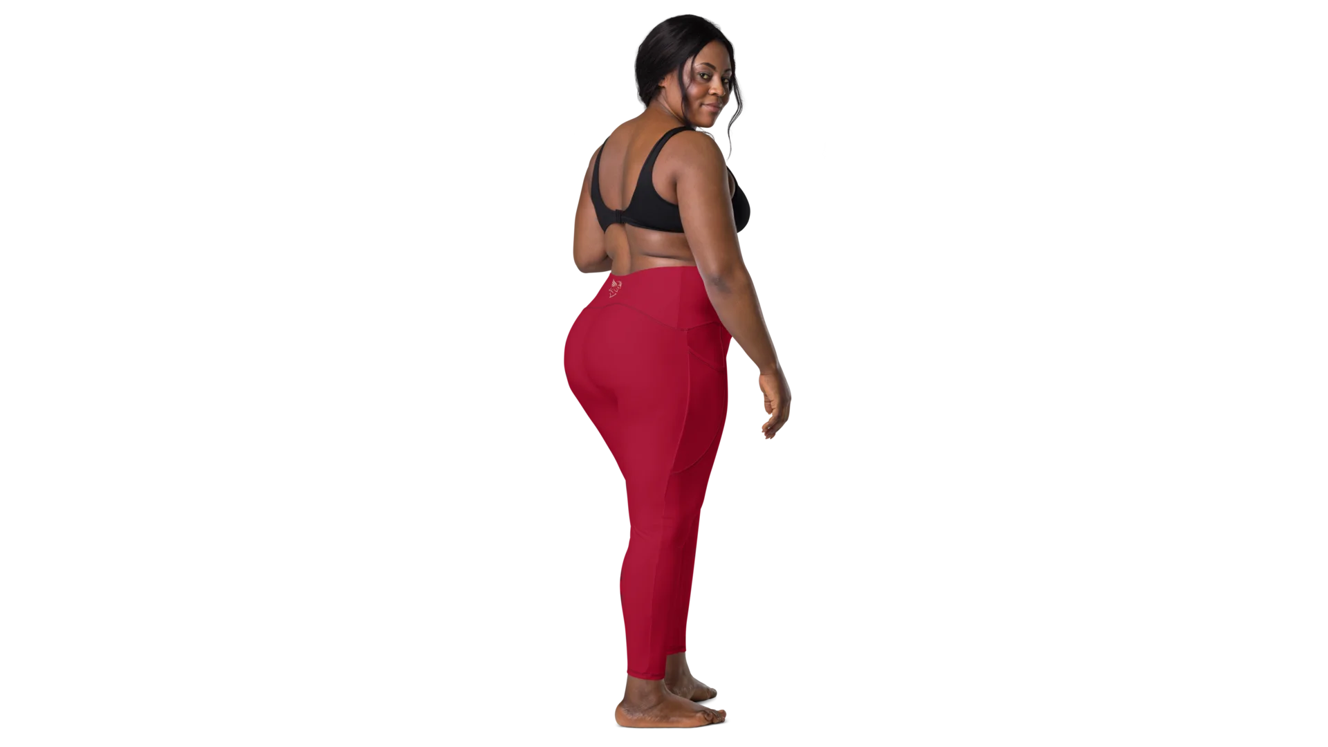 Women's Valkyrie Pocket Leggings - Deep Red