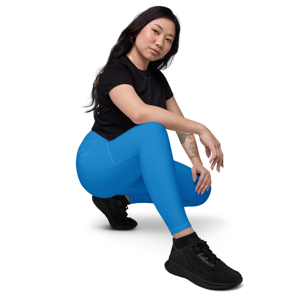 The Navy Blue Shieldmaiden's Mark Pocket Leggings