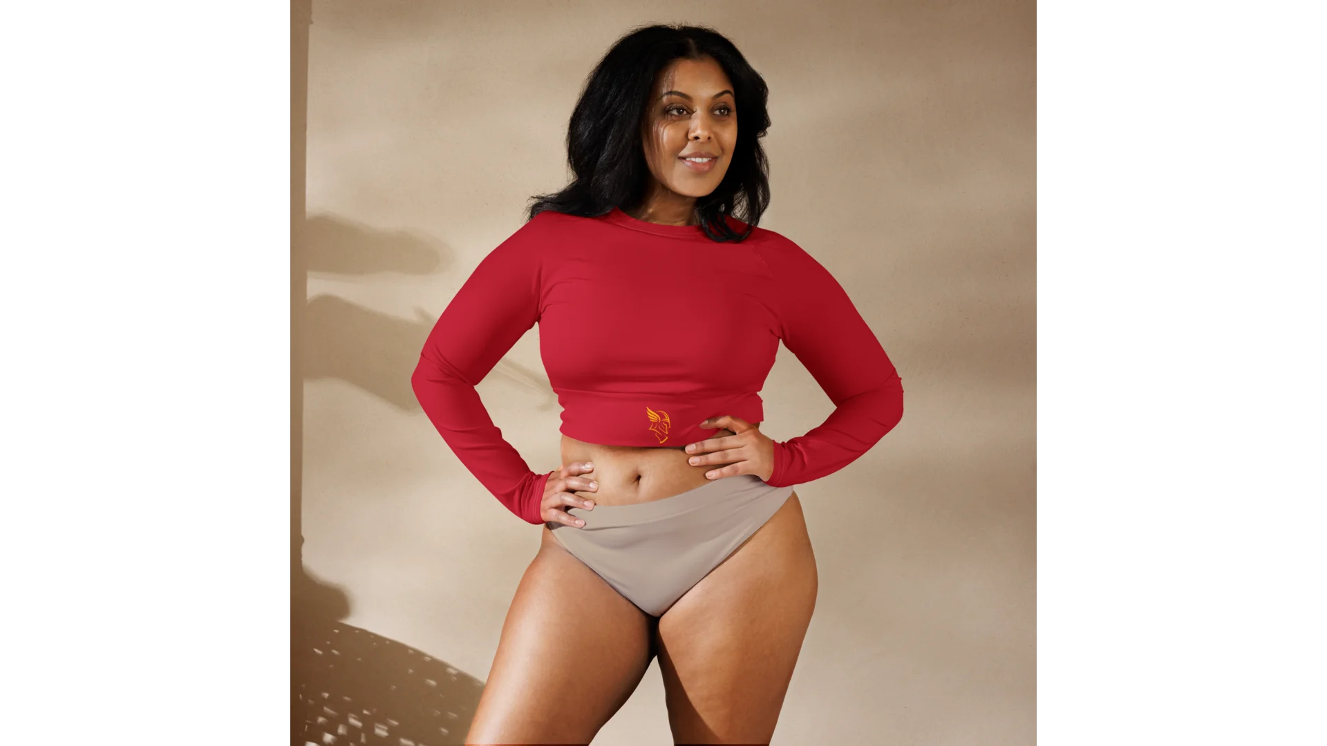 Women's Freya Recycled Crop Top - Ruby