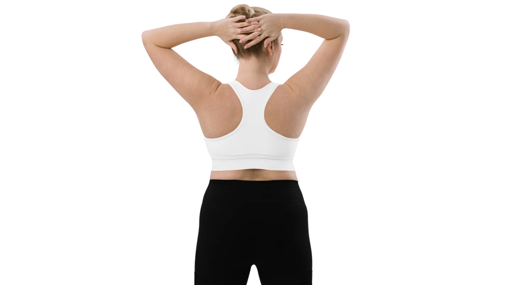 White Longline Sculpt Sports Bra
