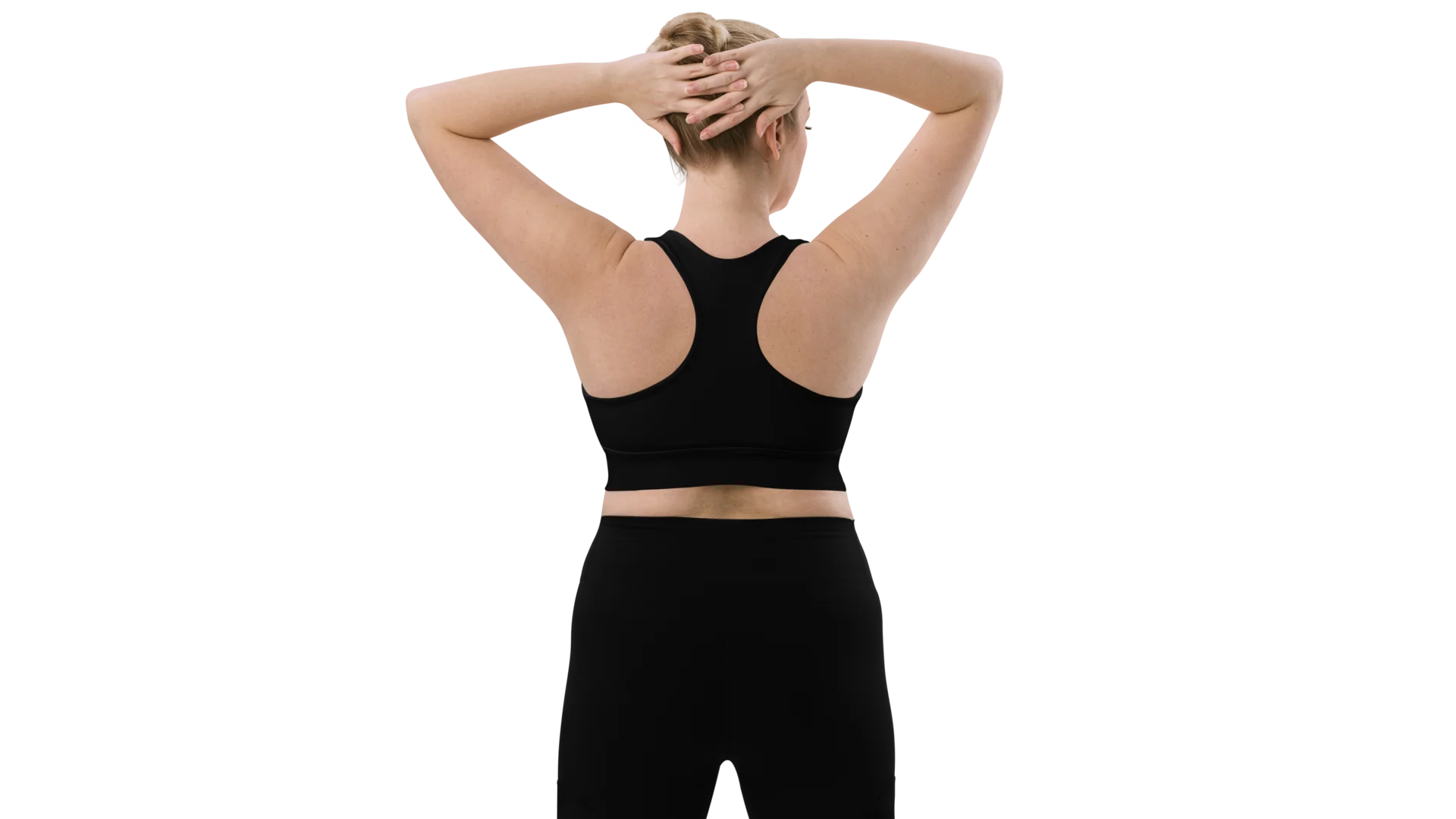 Black Longline Sculpt Sports Bra
