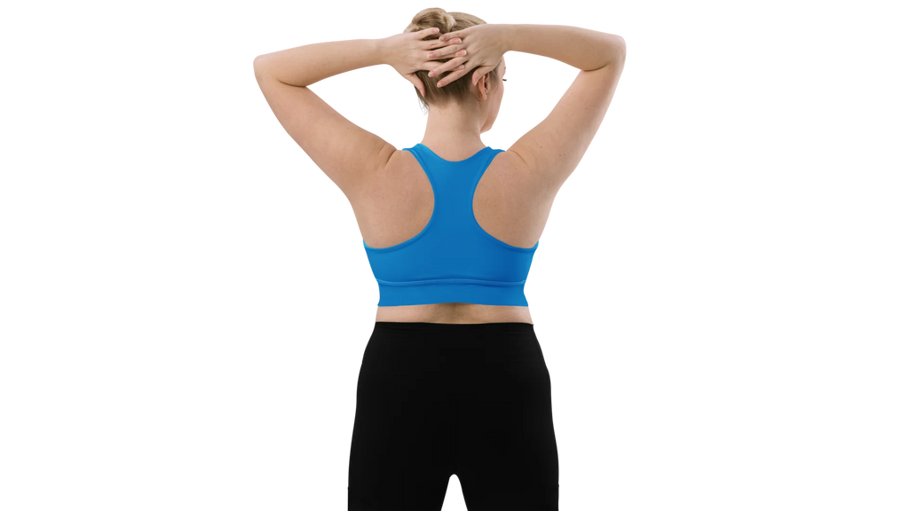Navy Longline Sculpt Sports Bra