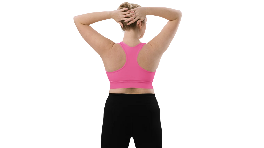 Pink Longline Sculpt Sports Bra