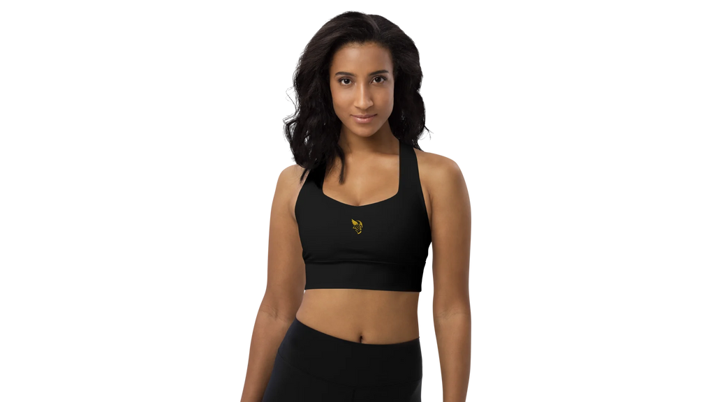 Black Longline Sculpt Sports Bra