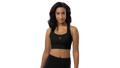 Black Longline Sculpt Sports Bra