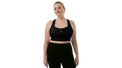 Black Longline Sculpt Sports Bra