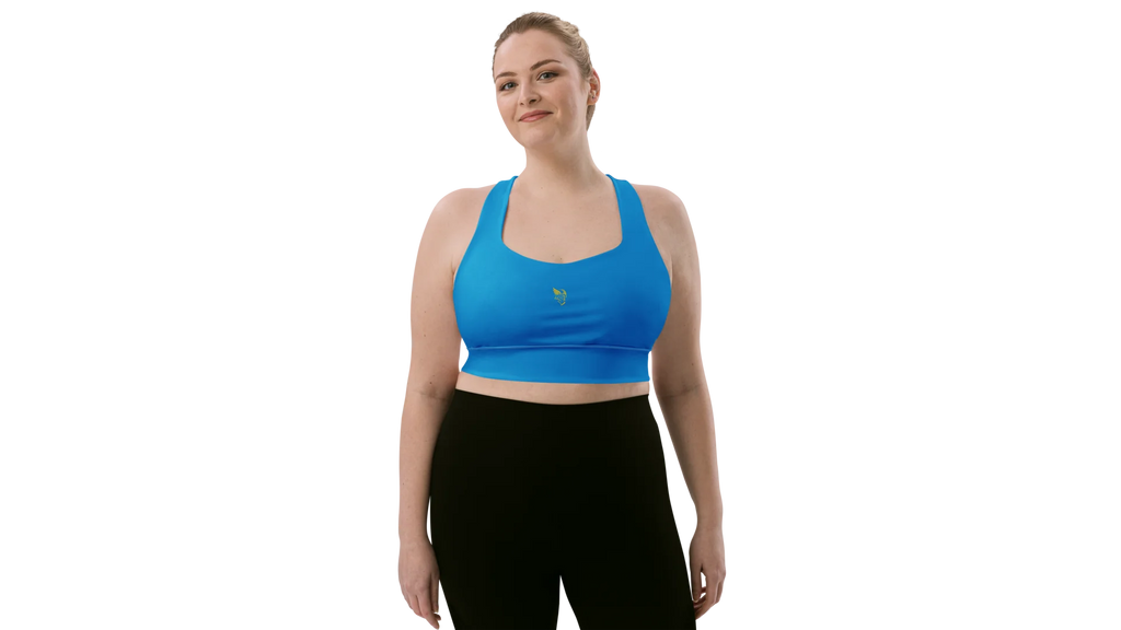 Navy Longline Sculpt Sports Bra
