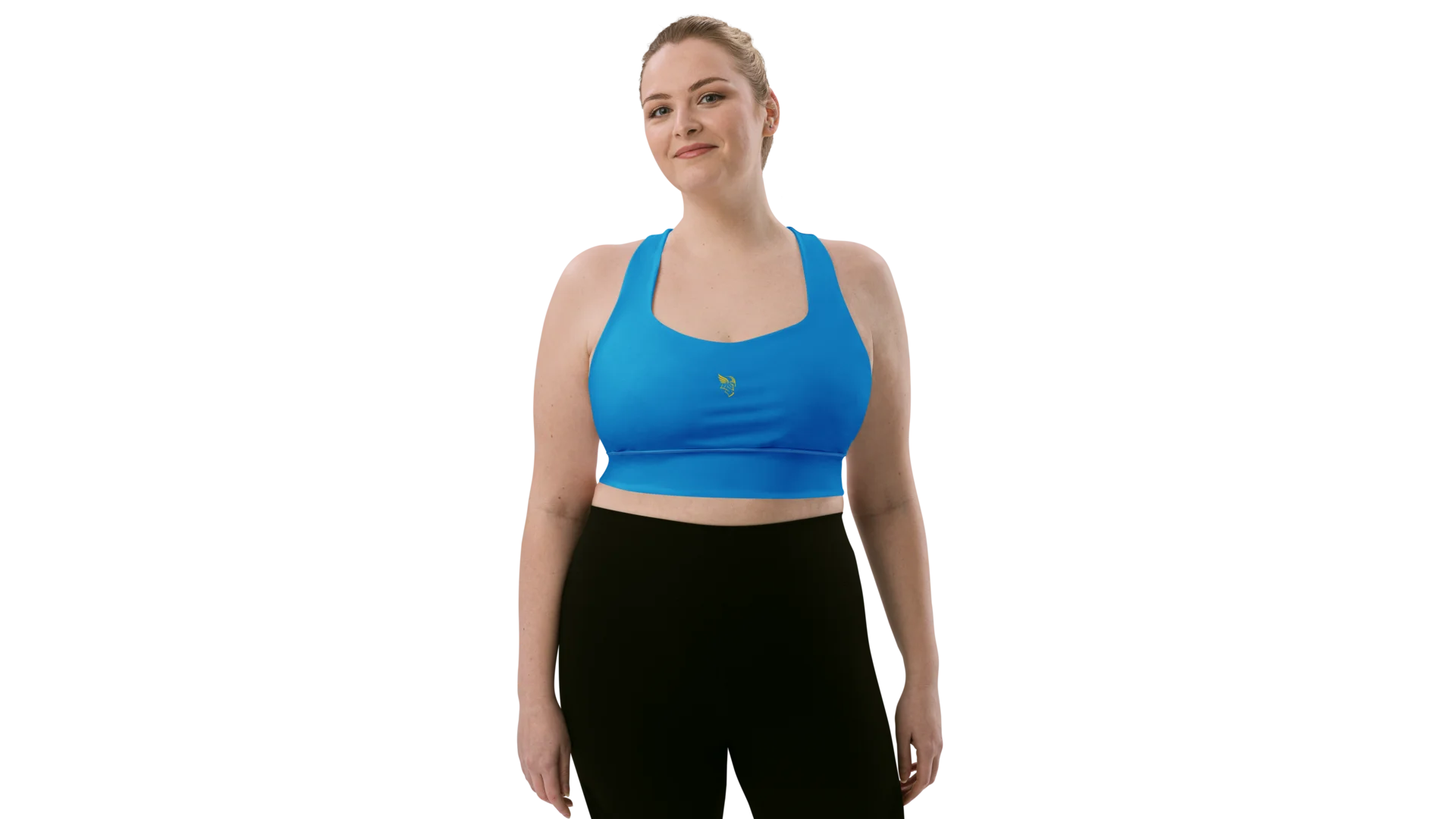 Navy Longline Sculpt Sports Bra