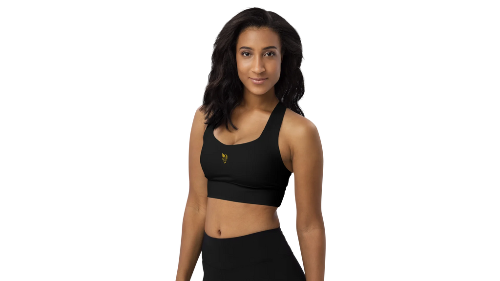 Black Longline Sculpt Sports Bra