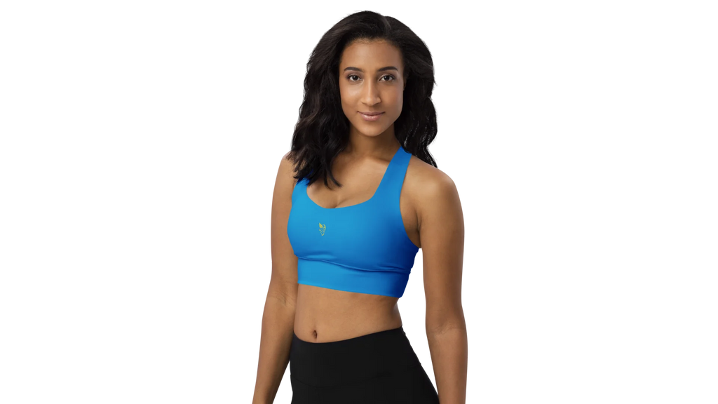 Navy Longline Sculpt Sports Bra