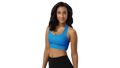 Navy Longline Sculpt Sports Bra