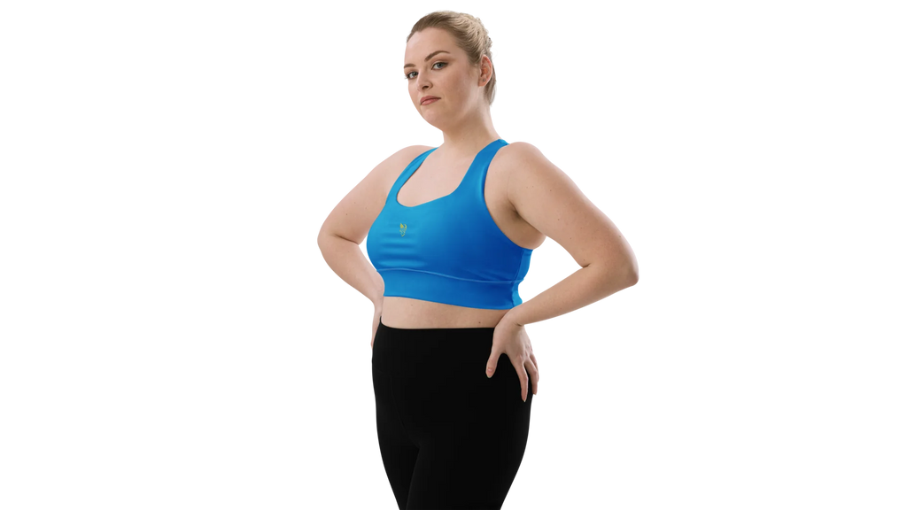 Navy Longline Sculpt Sports Bra