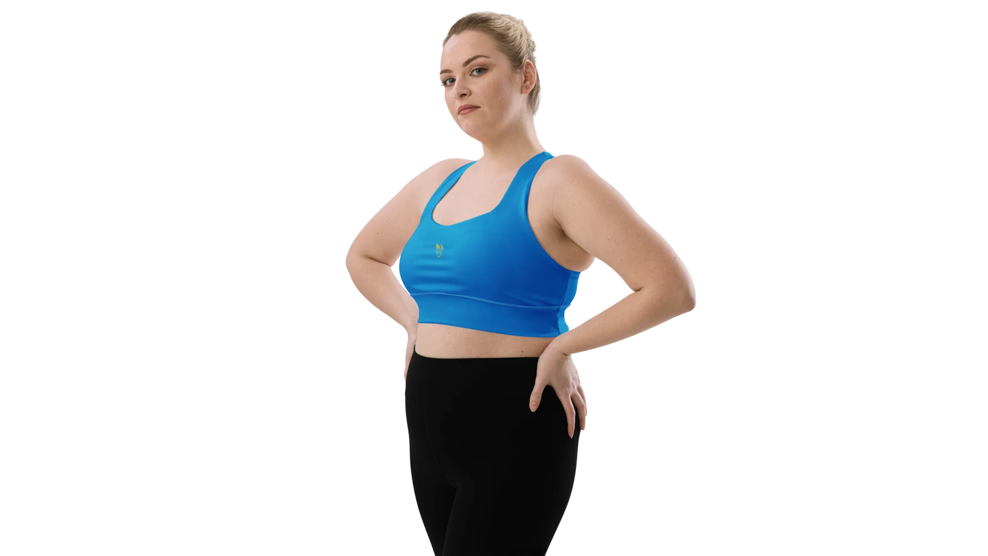 Navy Longline Sculpt Sports Bra