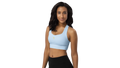 Sky Blue Longline Sculpt Sports Bra