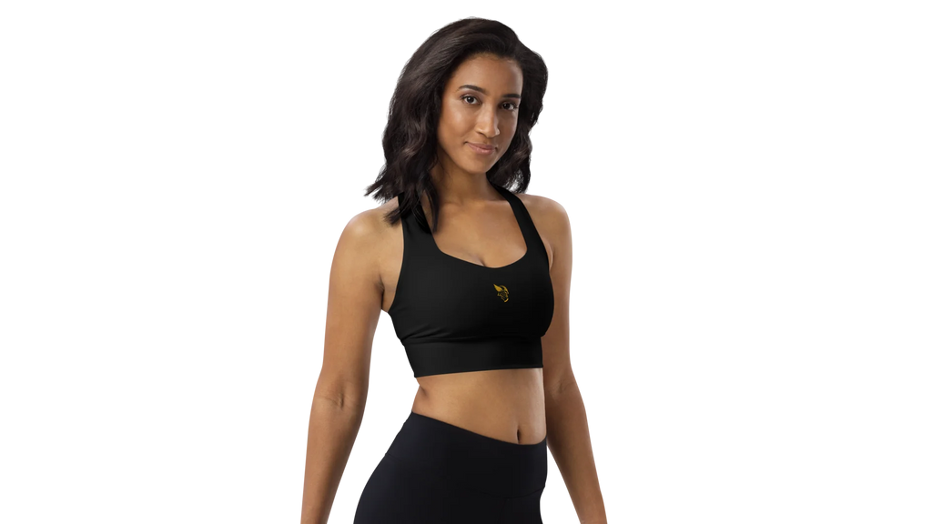 Black Longline Sculpt Sports Bra
